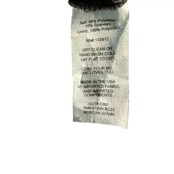 Show me your Mumu Morgan gown M black - Picture 6 of 8